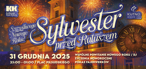 Sylwester przed Ratuszem Kutno 2025 (1)